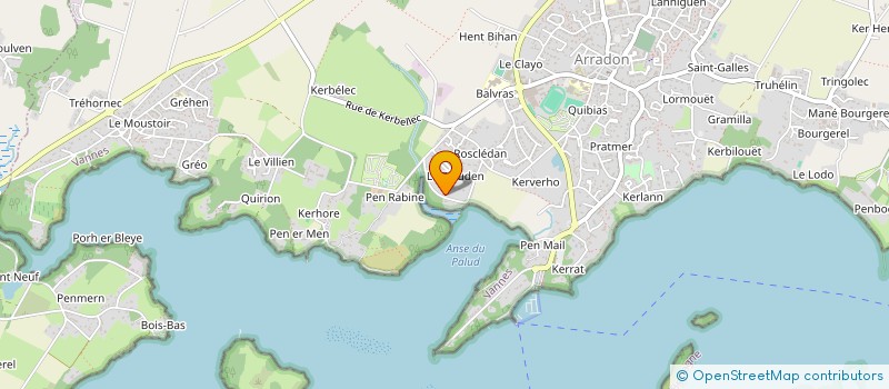 localisation de l'entreprise ISLAND 11 SAS  ARRADON