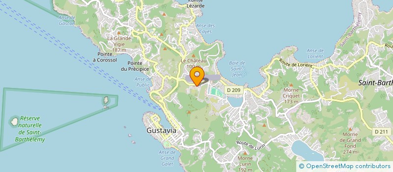 localisation de l'entreprise ISLAND CAR RENTAL à SAINT BARTHELEMY