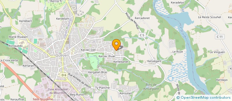 localisation de l'entreprise ISLAND MUSIC  QUEVEN