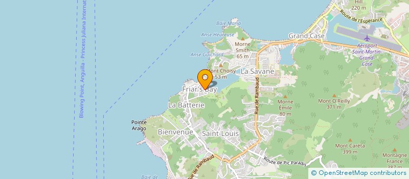 localisation de l'entreprise ISLAND ONLINE  SAINT MARTIN