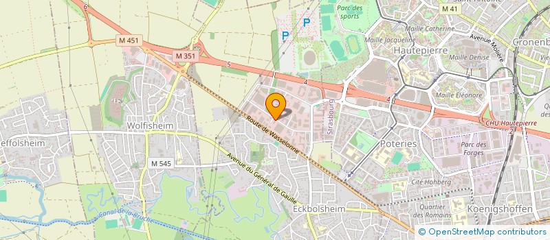 localisation de l'entreprise ISLANOMA  ECKBOLSHEIM