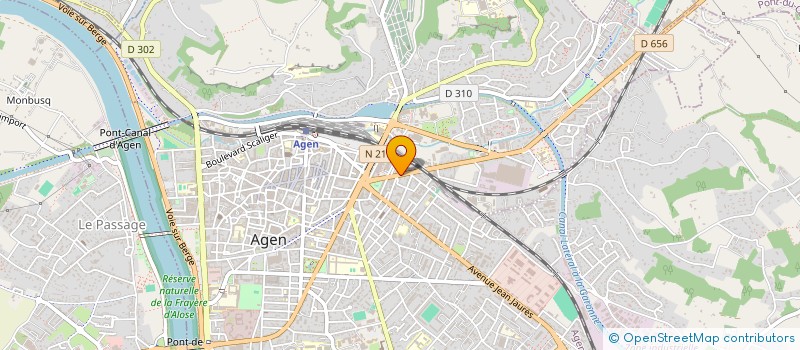 localisation de l'entreprise ISLAVIA à AGEN