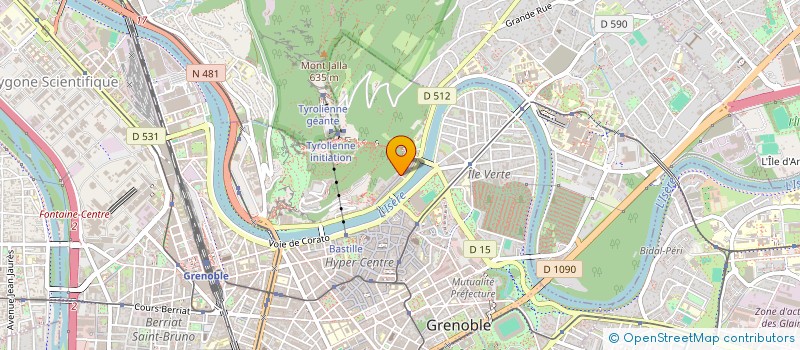 localisation de l'entreprise ISLE à GRENOBLE