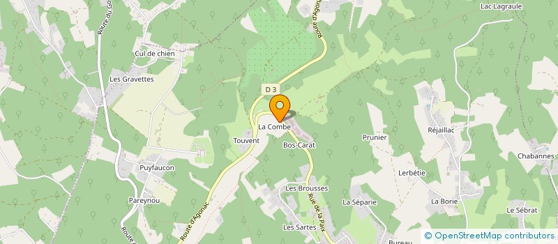 localisation de l'entreprise ISLE & GARONNE  CHAMPCEVINEL