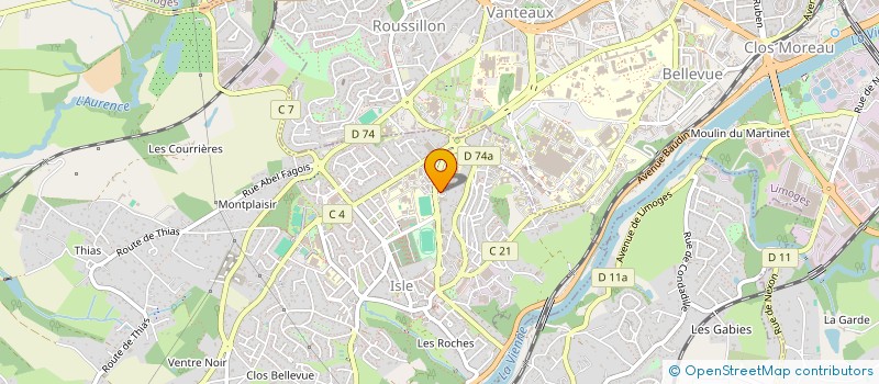 localisation de l'entreprise ISLE RANDO  ISLE