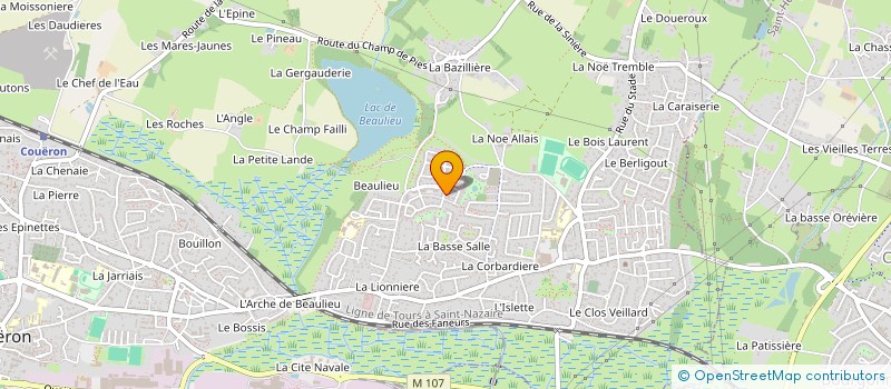 localisation de l'entreprise ISLO ETANCHEITE à COUERON