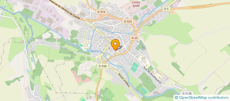 localisation de l'entreprise ISLS  DOULLENS