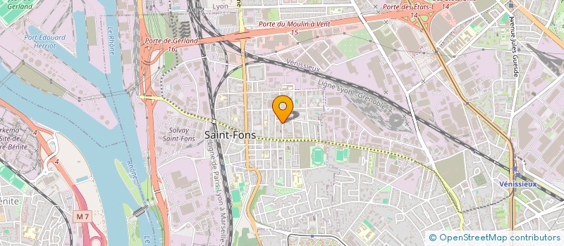 localisation de l'entreprise ISLZ ECHAFAUDAGES  SAINT-FONS