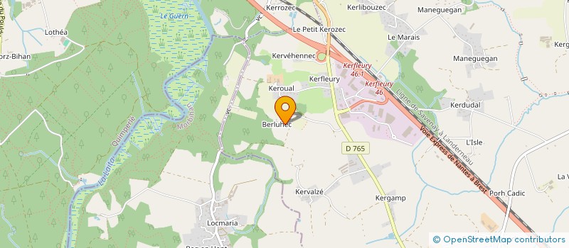 localisation de l'entreprise ISM 29  REDENE