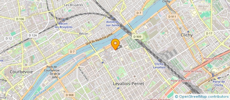 localisation de l'entreprise ISM à LEVALLOIS PERRET