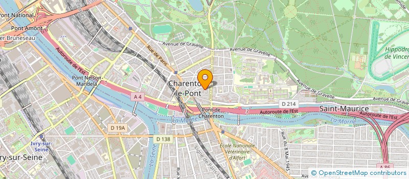 localisation de l'entreprise ISM à CHARENTON-LE-PONT