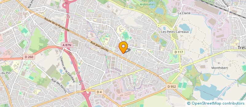 localisation de l'entreprise ISM CONSTRUCTION  TRELAZE