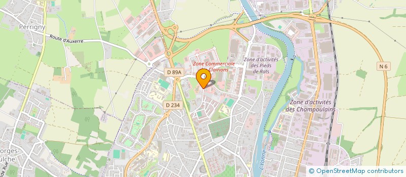 localisation de l'entreprise ISM HOLDING à AUXERRE