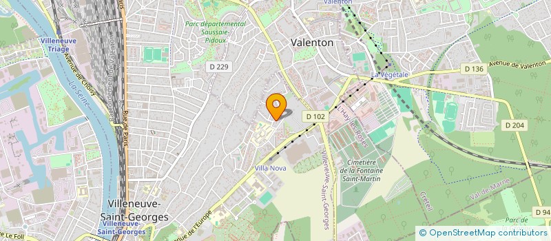 localisation de l'entreprise ISM'RENOV à VILLENEUVE-SAINT-GEORGES