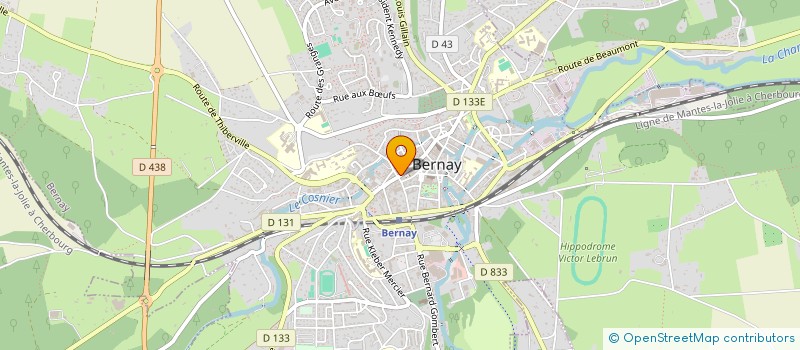 localisation de l'entreprise ISM REPARATION à BERNAY