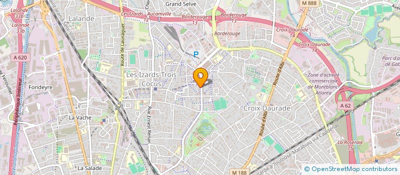 localisation de l'entreprise ISM TAXI VSL OCCITAN  TOULOUSE