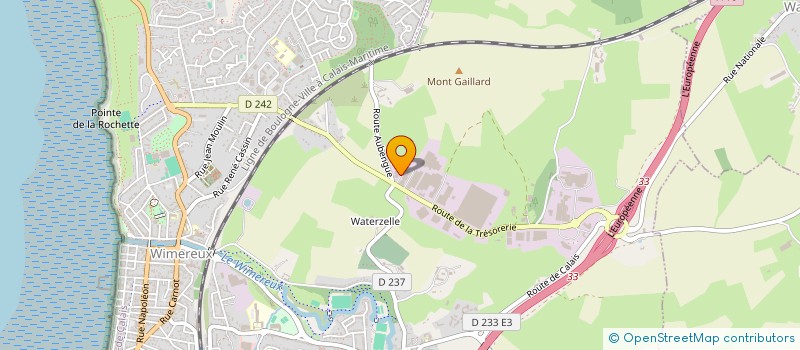 localisation de l'entreprise ISM TCE  WIMILLE