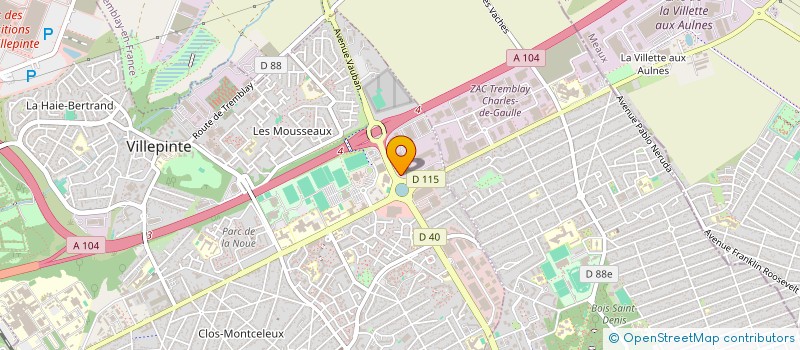localisation de l'entreprise ISM TECHNOLOGIES à VILLEPINTE