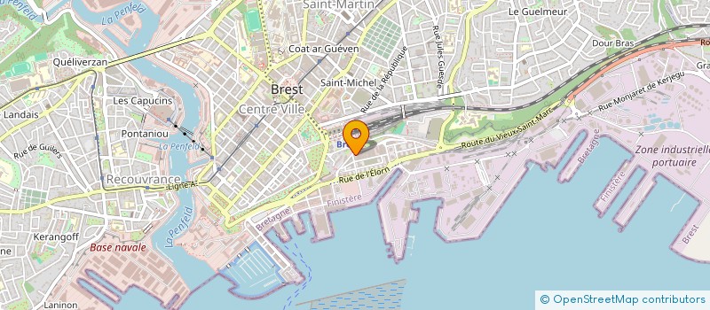 localisation de l'entreprise ISMA à BREST