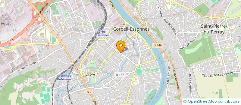 localisation de l'entreprise ISMA VIANDES à CORBEIL-ESSONNES