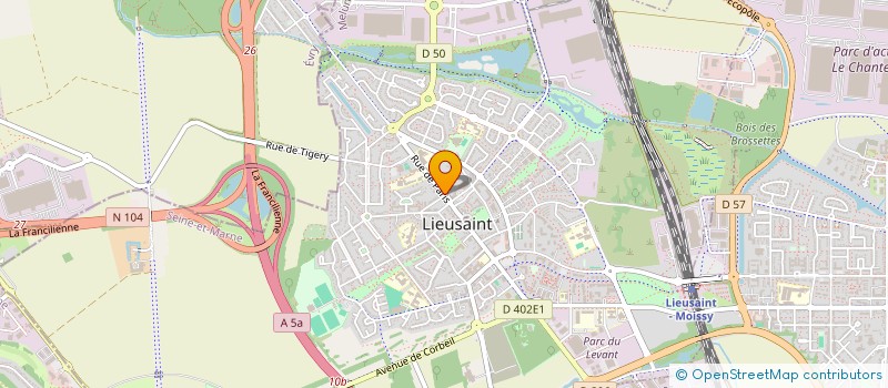 localisation de l'entreprise ISMAEL FOREST LMNP  LIEUSAINT