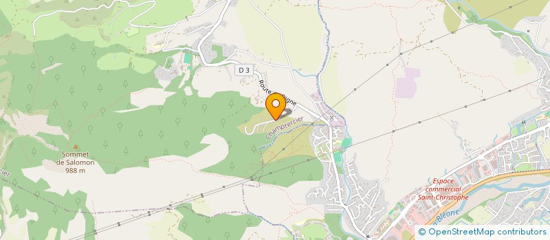 localisation de l'entreprise ISMAFAFI à CHAMPTERCIER