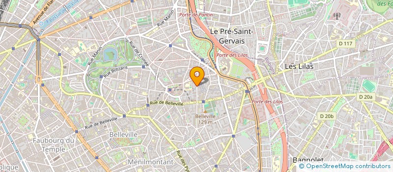 localisation de l'entreprise ISMAH SARL à PARIS