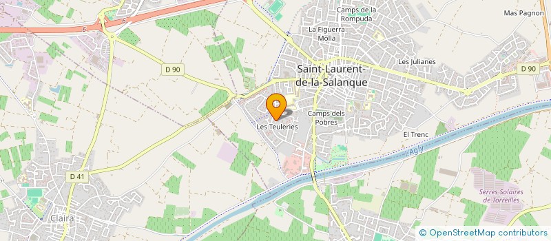 localisation de l'entreprise ISMAHANE  SAINT-LAURENT-DE-LA-SALANQUE