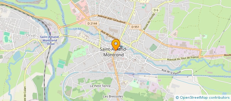 localisation de l'entreprise ISMAHU  SAINT-AMAND-MONTROND