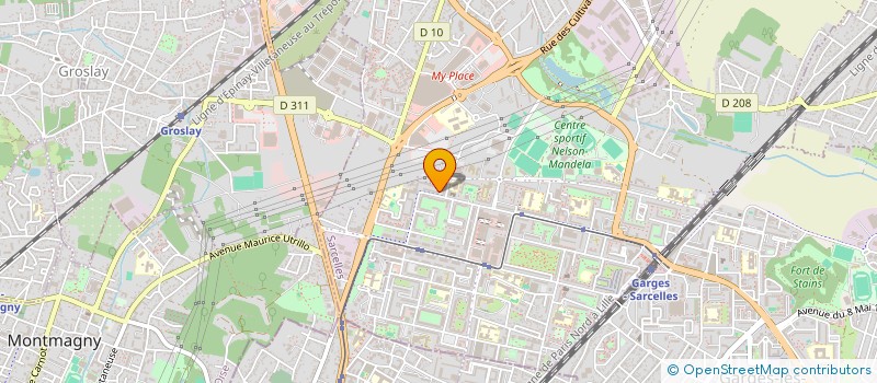 localisation de l'entreprise ISMAIL  SARCELLES