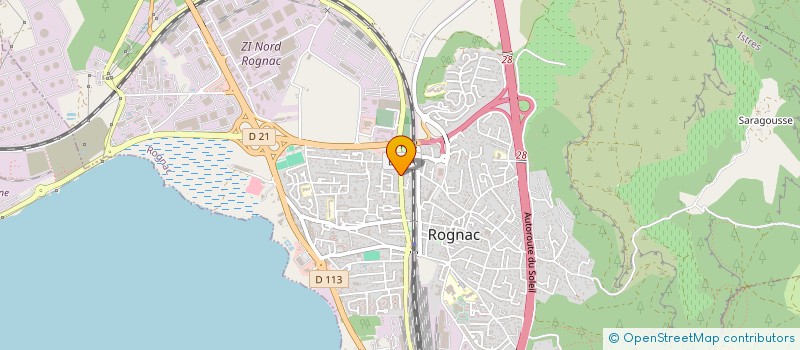 localisation de l'entreprise ISMANAD  ROGNAC