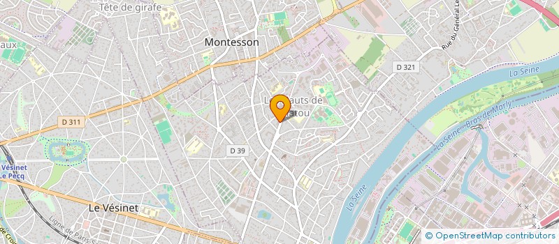 localisation de l'entreprise ISMANOR  CHATOU