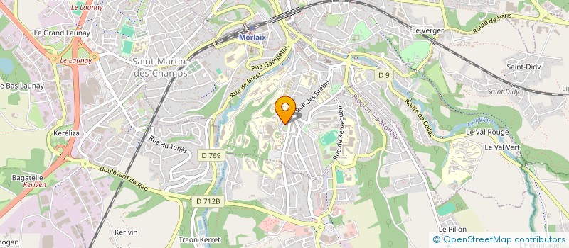 localisation de l'entreprise ISMD TRANSPORTS à MORLAIX