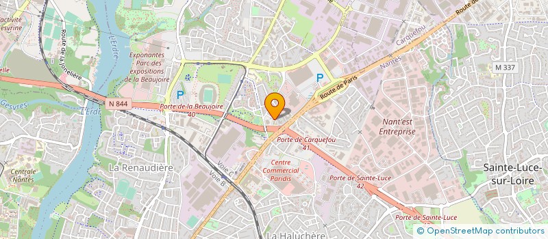 localisation de l'entreprise ISME à NANTES
