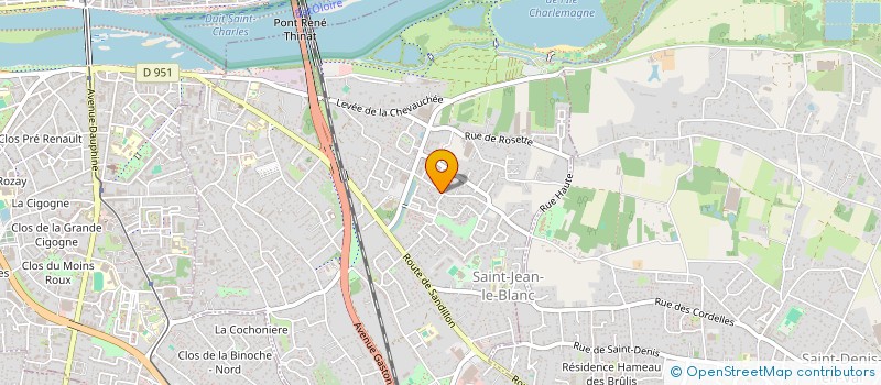 localisation de l'entreprise ISMET à SAINT-JEAN-LE-BLANC