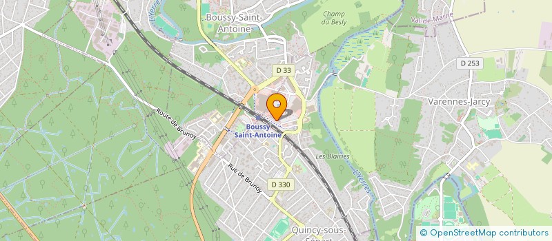 localisation de l'entreprise ISMEYA TRANSPORTS  QUINCY-SOUS-SENART