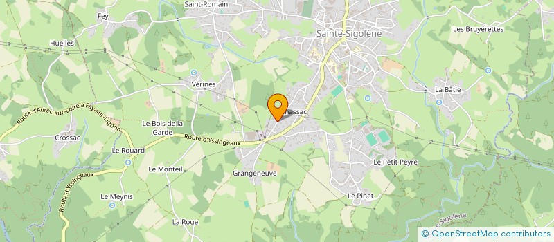 localisation de l'entreprise ISMM à SAINTE-SIGOLENE