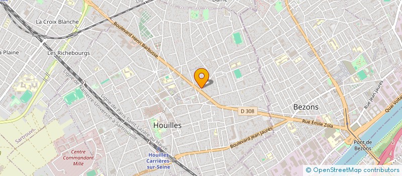 localisation de l'entreprise ISMY à HOUILLES