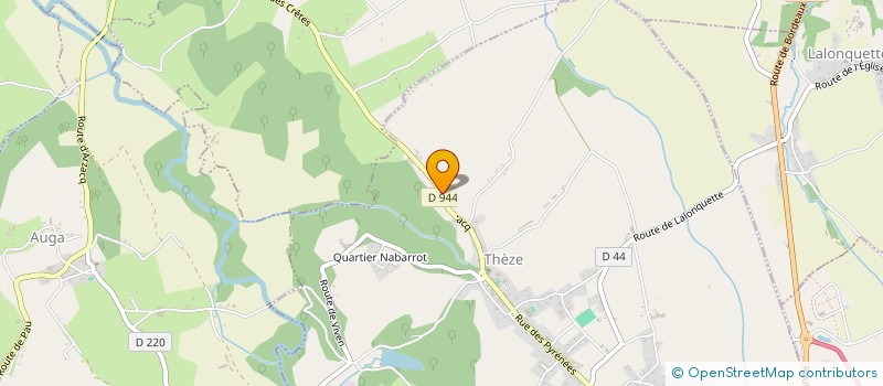 localisation de l'entreprise ISMYF  THEZE