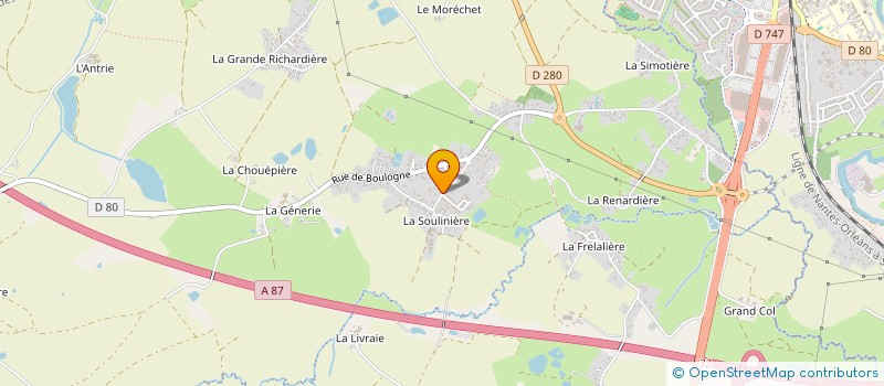 localisation de l'entreprise ISMYS  AUBIGNY-LES CLOUZEAUX