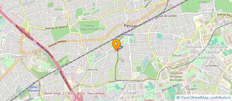 localisation de l'entreprise ISN IMMOBILIERE  PESSAC