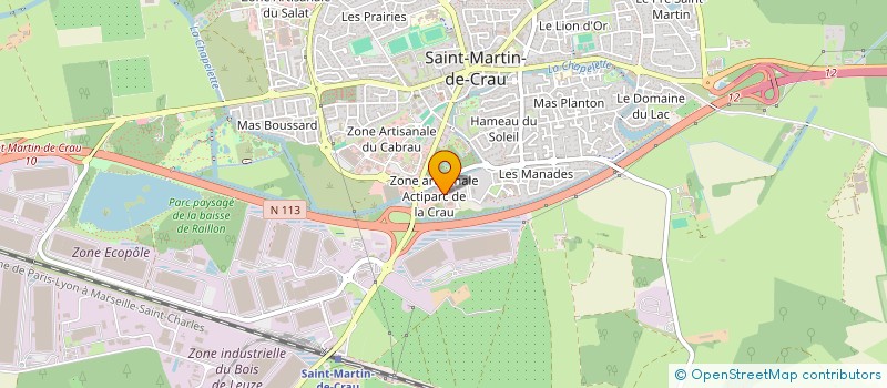 localisation de l'entreprise ISNL AEROSPACE  SAINT-MARTIN-DE-CRAU