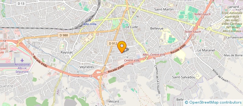 localisation de l'entreprise ISO 12 à ALBI