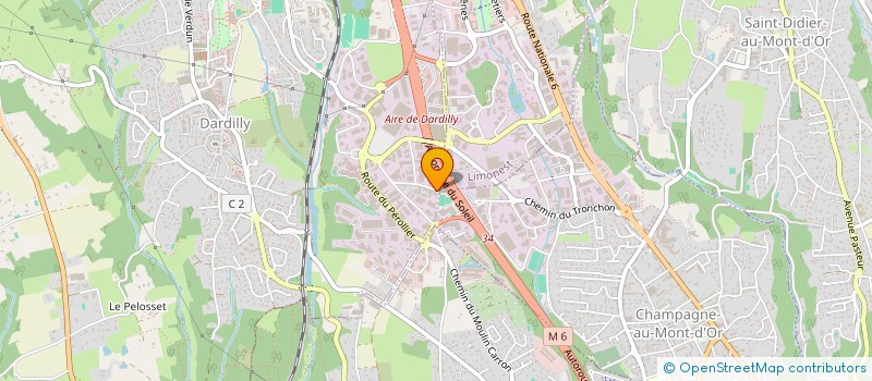 localisation de l'entreprise ISO 2019  DARDILLY