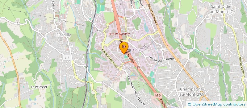 localisation de l'entreprise ISO 2021  DARDILLY