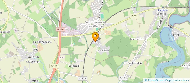 localisation de l'entreprise ISO 22 CALORIFUGE à SAINT-SAMSON-SUR-RANCE