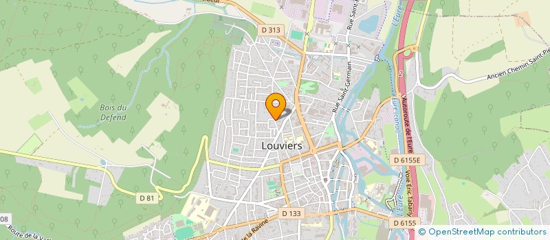 localisation de l'entreprise ISO 27  LOUVIERS