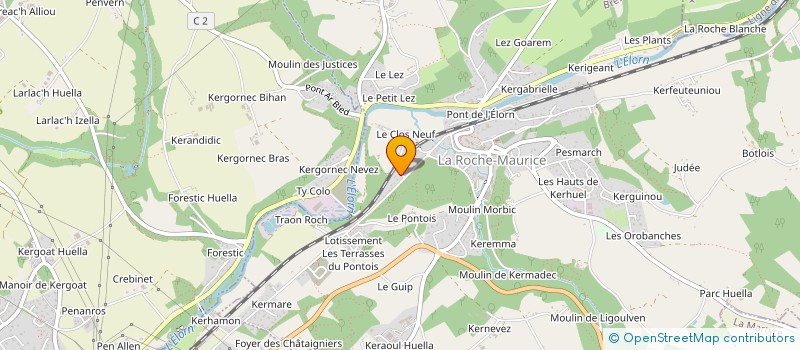 localisation de l'entreprise ISO 29 à LA ROCHE-MAURICE