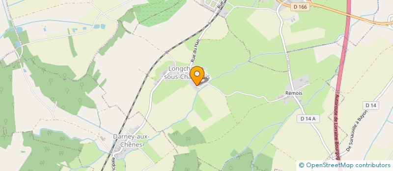 localisation de l'entreprise ISO 2A  LONGCHAMP-SOUS-CHATENOIS