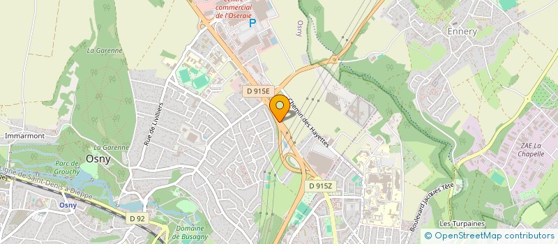 localisation de l'entreprise ISO 2B  OSNY